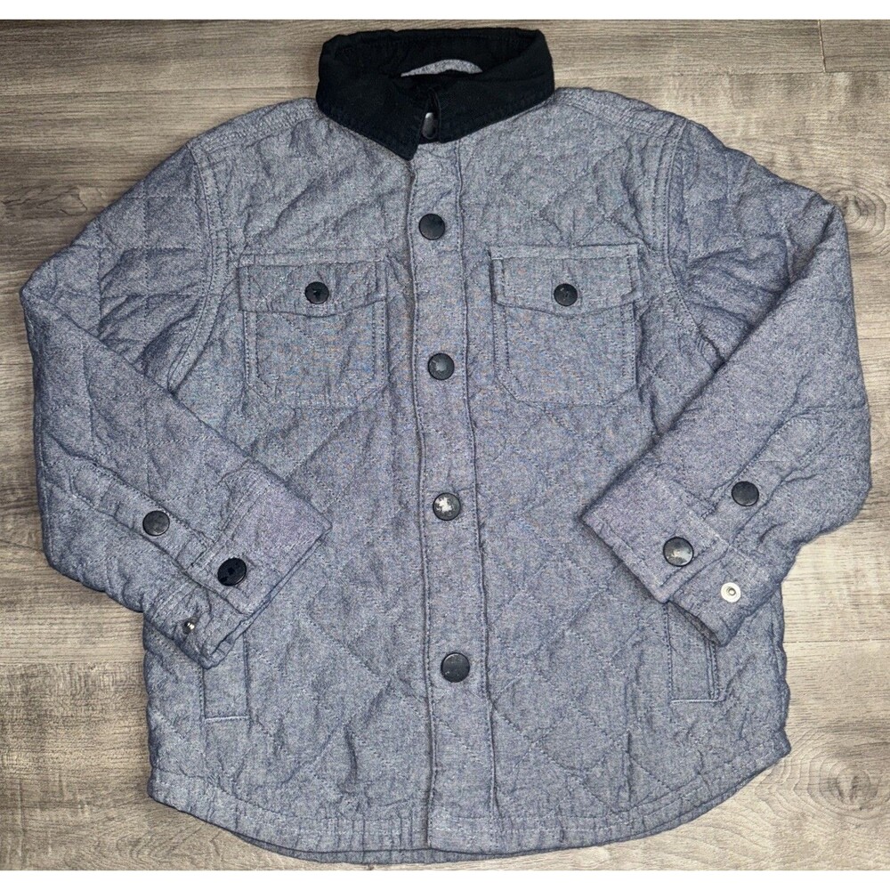 Shaun White Youth Boys Quilted Jacket Size XS 4/5 Button Up